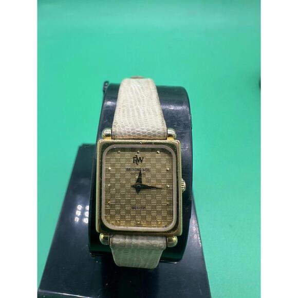 Vintage Women’s Raymond Weil 18K Gold Electroplated 10M 5732 Swiss Quartz Watch - Picture 1 of 15